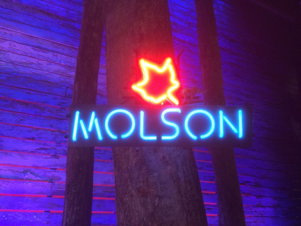 Custom Molson Neon Sign Real Neon Light